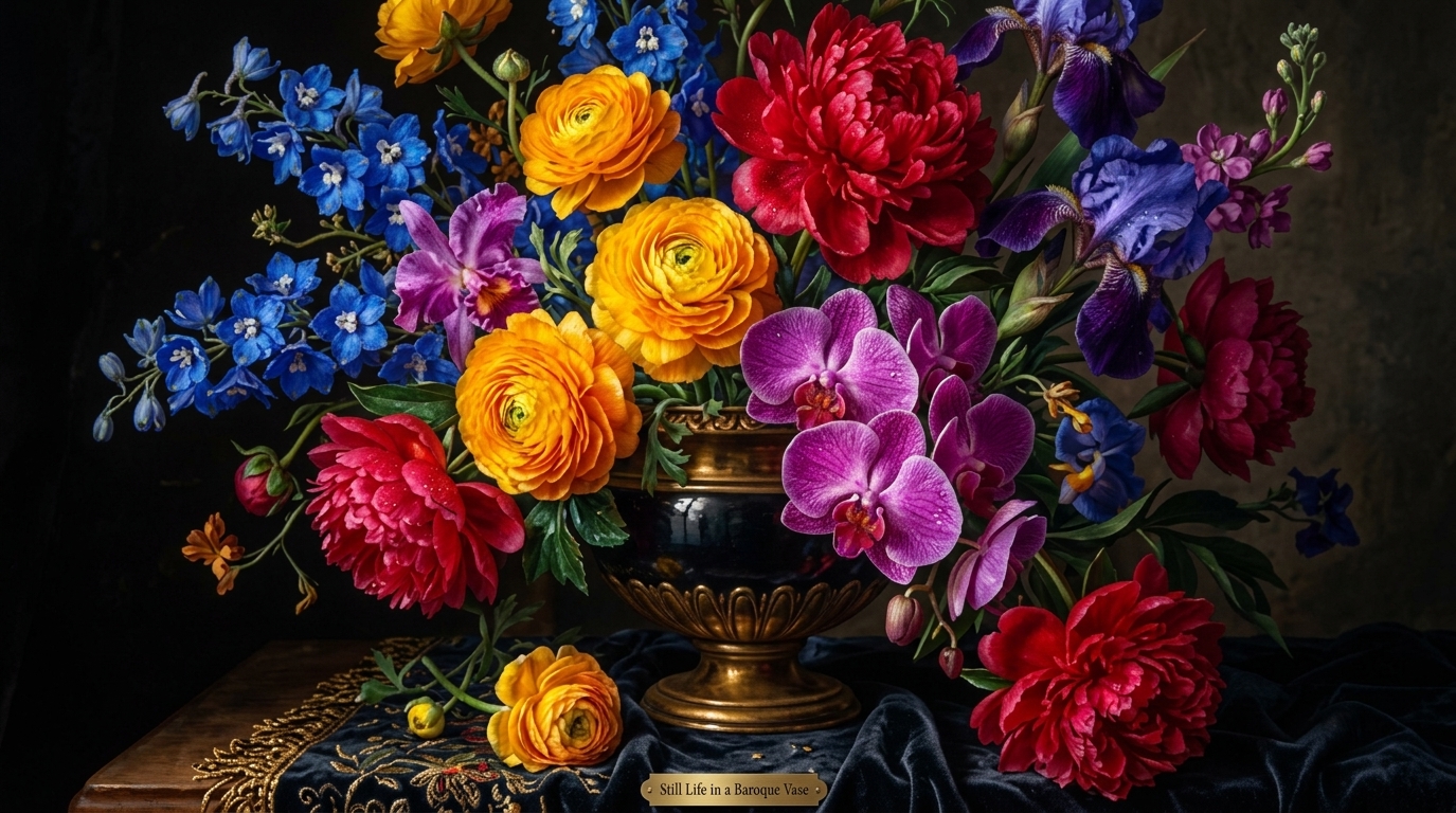 Masterpiece Dutch Golden Age Baroque Floral Still Life