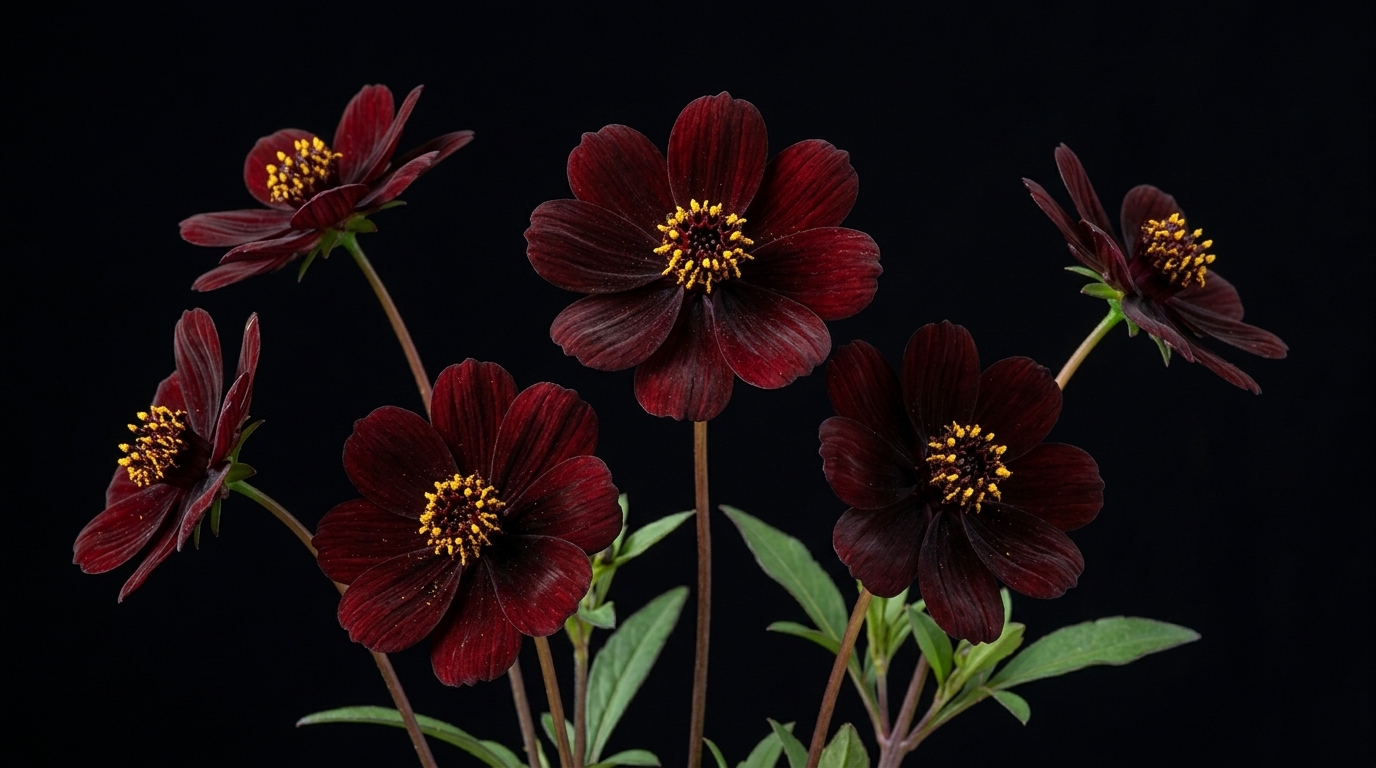 Cosmos de chocolate arrangement